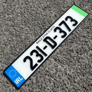 4D EV Acrylic Number Plates
