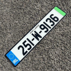 4D EV Gel Number Plates